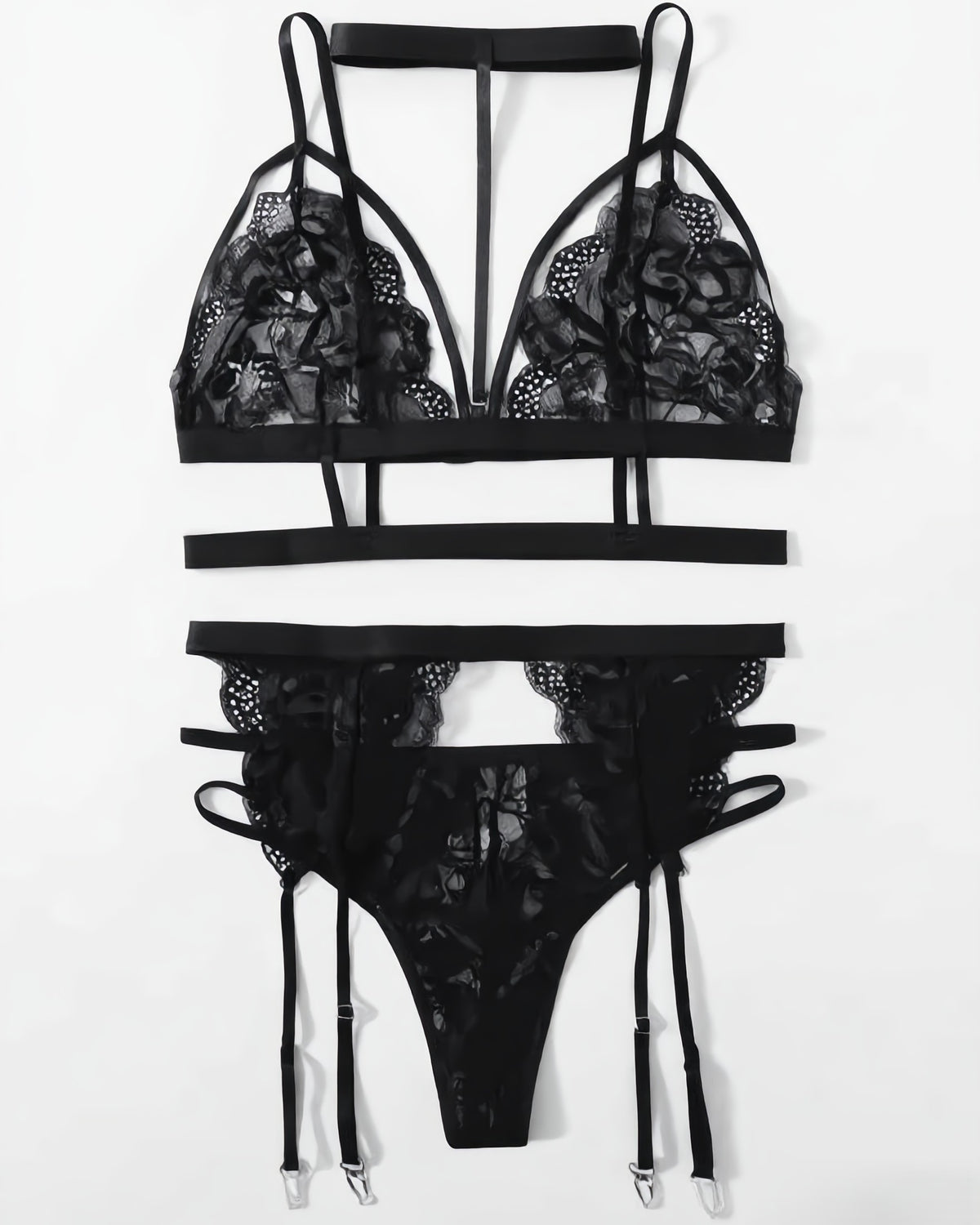 Midnight Allure Lingerie Set