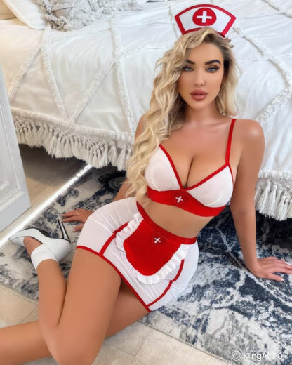 Nurse Apron Lingerie Set
