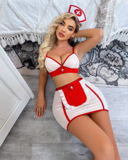 Nurse Apron Lingerie Set
