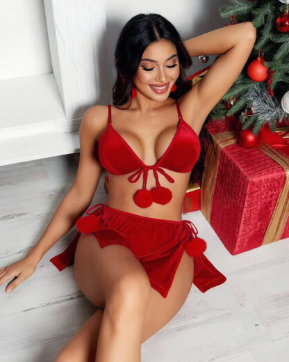 Red Cherry Lingerie Set