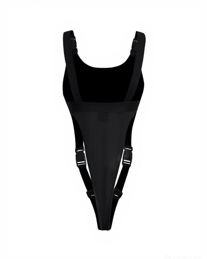 Midnight Edge Cut-Out Bodysuit