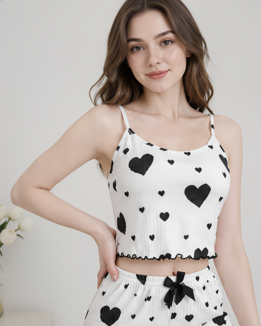 Sweetheart Shorts Nightwear