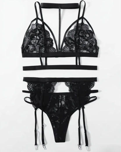 Midnight Allure Lingerie Set