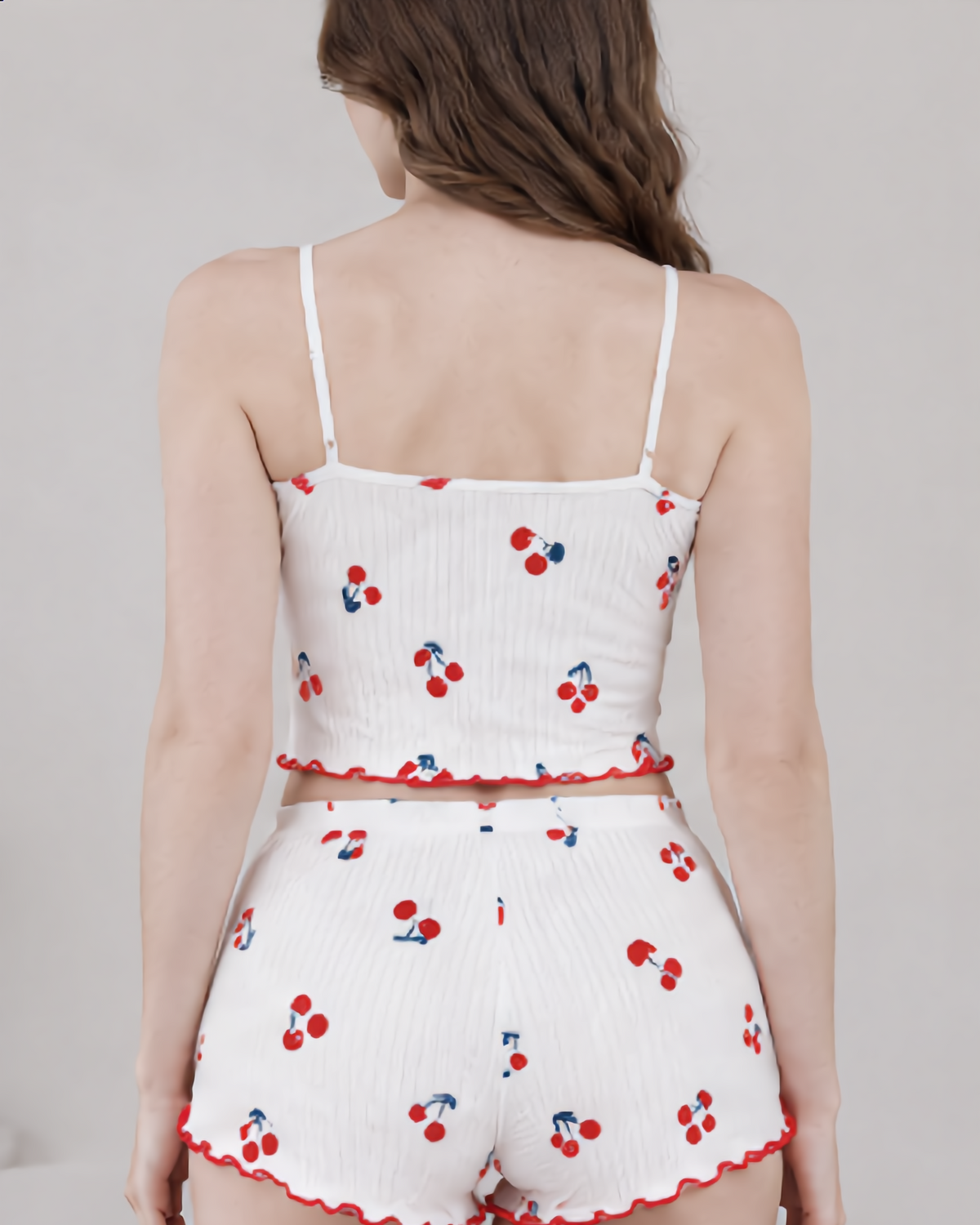 Cherry Top & Shorts Co-ord Set