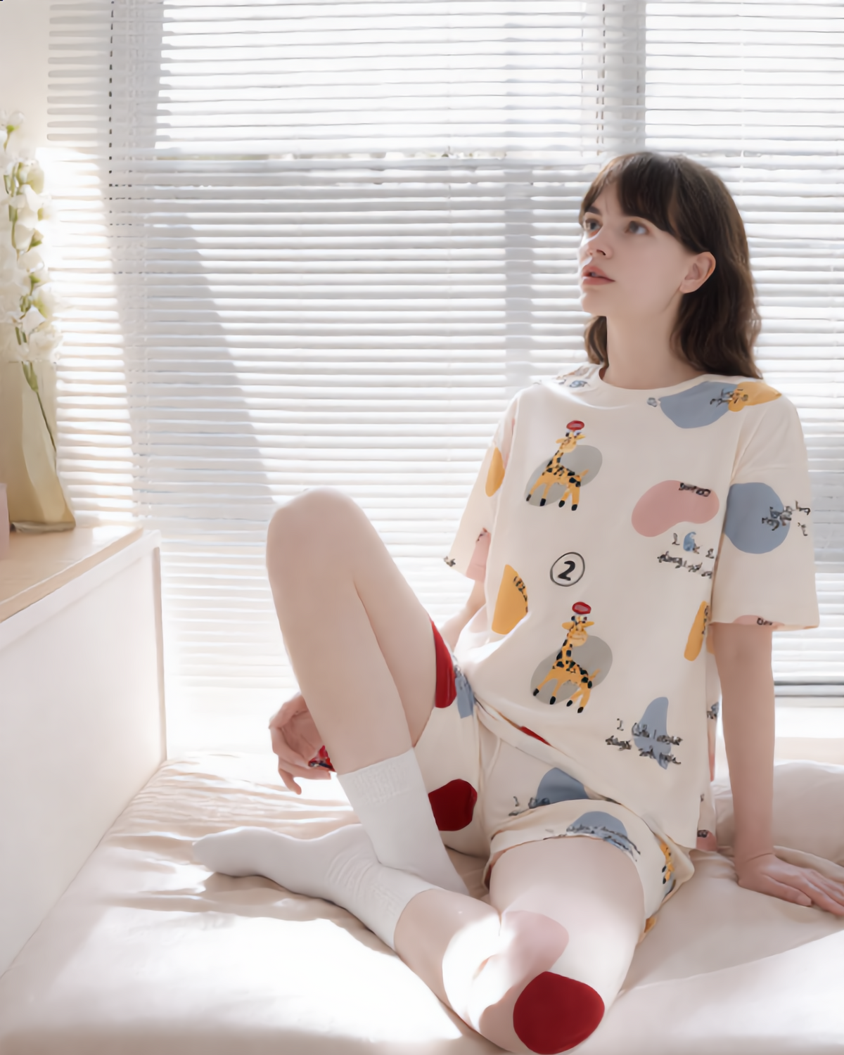 Oversized T-Shirt & Shorts Co-ord Set